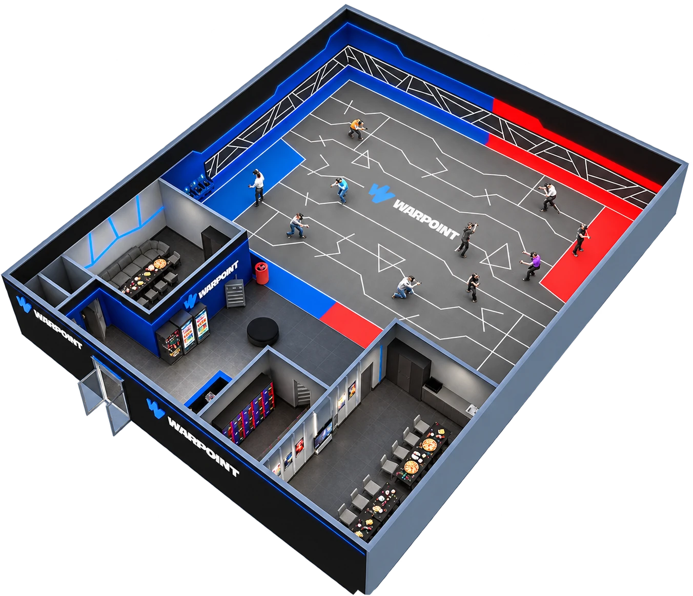 WARPOINT ARENA floor plan