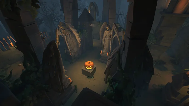 The "Halloween" location in WARPOINT ARENA