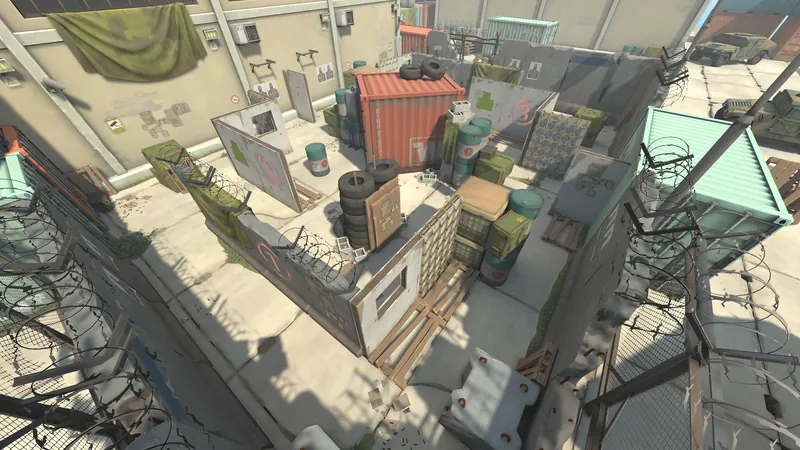 The "Proving ground" location in WARPOINT ARENA