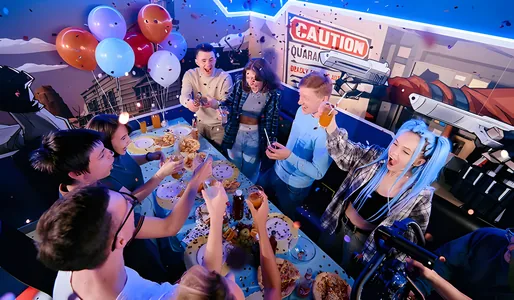 A corporate event at a VR arena